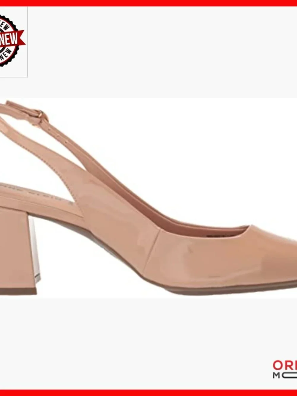 Slingback Heels with Cushioned Footbed, Flexible Sole, Pointed Toe